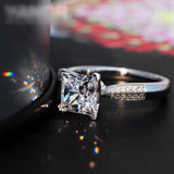 Tibetan Silver Zirconia Bridal Wedding Ring