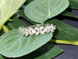 Tibetan Silver CZ Women Wedding Jewelry
