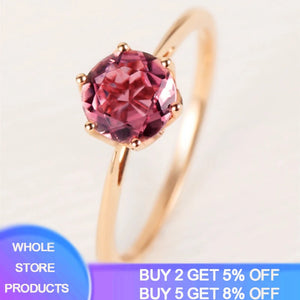 Princess Ruby Rings Tibetan Silver Charming Rose Ring R254