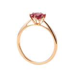 Princess Ruby Rings Tibetan Silver Charming Rose Ring R254