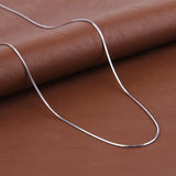 Tibetan Silver Necklace Snake Bone Chain Women Accessories Daily Jewelry Gift