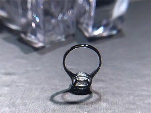 Tibetan Silver Ring Pink Crystal Zircon Engagement Ring Accessories
