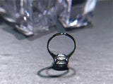 Tibetan Silver Ring Pink Crystal Zircon Engagement Ring Accessories