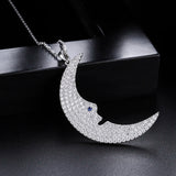 YANMEI CZ Butterfly Necklace Crystal Jewelry YMD1286