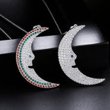 YANMEI CZ Butterfly Necklace Crystal Jewelry YMD1286