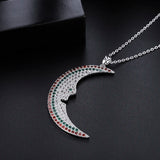 YANMEI CZ Butterfly Necklace Crystal Jewelry YMD1286