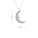 YANMEI CZ Butterfly Necklace Crystal Jewelry YMD1286