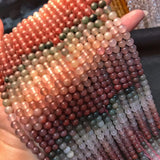 YANYUAN AGATE round multicolor 6/8/10mm loose beads nature gemstone