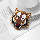 Acrylic Cartoon Animal Brooches for Kids