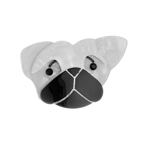 Acrylic Cartoon Dog Head Brooches Animals Pins Badges Jewelry