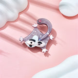 Acrylic Cartoon Mouse Brooch for Kids Christmas Jewelry