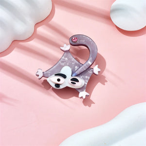 Acrylic Cartoon Mouse Brooch for Kids Christmas Jewelry