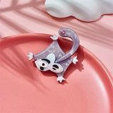 Acrylic Cartoon Mouse Brooch for Kids Christmas Jewelry