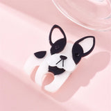 Acrylic Dog Brooches Animal Pins Badges Jewelry Gift