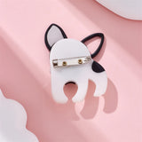 Acrylic Dog Brooches Animal Pins Badges Jewelry Gift