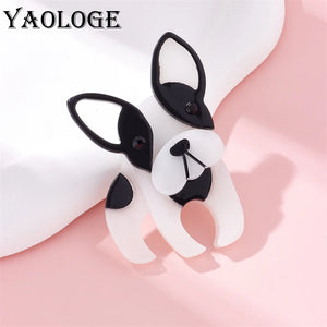 Acrylic Dog Brooches Animal Pins Badges Jewelry Gift