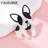 Acrylic Dog Brooches Animal Pins Badges Jewelry Gift