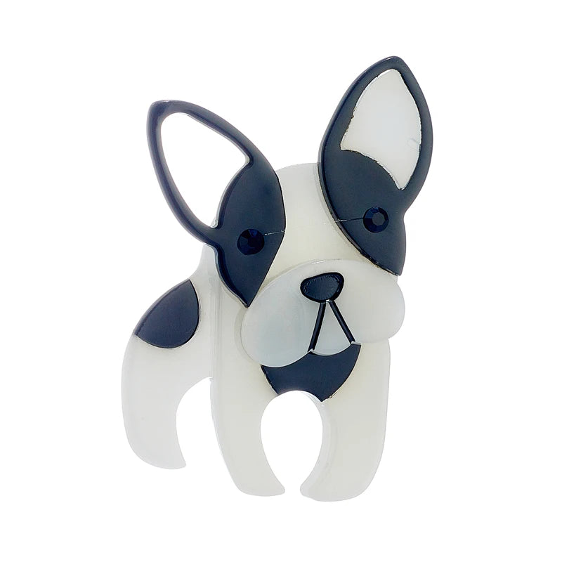 Acrylic Dog Brooches Animal Pins Badges Jewelry Gift