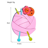 Yarn Shape Female Brooch Acrylic Material