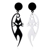 Statement Acrylic Fruit Letters Exaggeration Earrings
