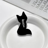 Acrylic Cartoon Fox Brooch for Women Animal Shape Jewelry