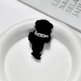 Bear Brooch Woman Acrylic Material Lovely Animal Shape Stylish Jewelry