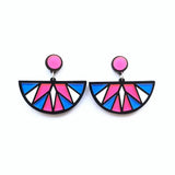 Cartoon Dinosaur RollerSkat Earrings
