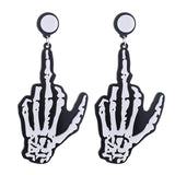 Cartoon Dinosaur RollerSkat Earrings