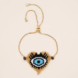 YASTYT Beaded Bracelet Evil Eye Heart Jewelry Gift