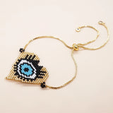 YASTYT Beaded Bracelet Evil Eye Heart Jewelry Gift