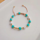YASTYT Charm Bracelet Polymer Clay Disc Beads Jewelry