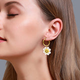 Y2K Style Hooded Earrings - Sunflower Accessories