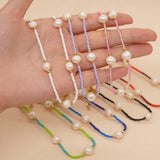 Colorful Boho Pearl Choker Necklace for Women