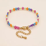 YASTYT Colorful Bead Braided Friendship Bracelet