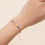 YASTYT Colorful Bead Braided Friendship Bracelet