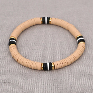 Polymer Clay Bohemia Bracelet Hand Strings Hand-knitting Jewelry Chain Craft