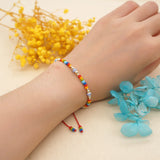 Polymer Clay Bohemia Bracelet Hand Strings Hand-knitting Jewelry Chain Craft