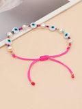 YASTYT Red Friendship Bracelet Lapis Lazuli Eye Colorful Freshwater Pearls Bead