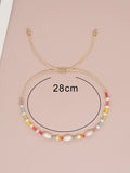 Colorful Bead Pearl Bracelets for Ladies Kids