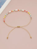 Colorful Bead Pearl Bracelets for Ladies Kids