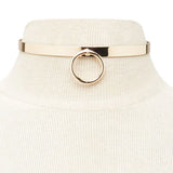 Round Personality Punk Necklace Choker Femme Colares