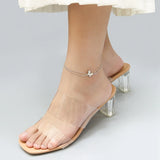 Shell Butterfly Double Layers Chain Anklet For Women