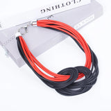 Vintage Gothic Rubber Short Necklace