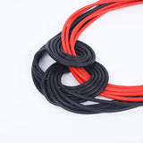Vintage Gothic Rubber Short Necklace