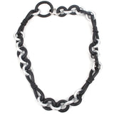 Punk Grunge Rubber Necklace Pendant Ladies Necklace