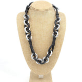 Punk Grunge Rubber Necklace Pendant Ladies Necklace