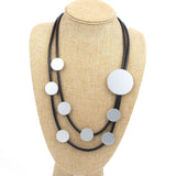 Vintage Punk Gothic Style Rubber Necklace