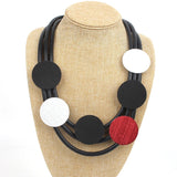 Vintage Punk Gothic Style Rubber Necklace