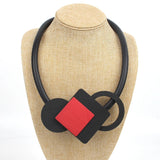 Vintage Punk Gothic Style Rubber Necklace
