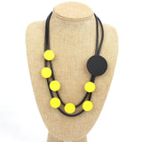 Vintage Punk Gothic Style Rubber Necklace